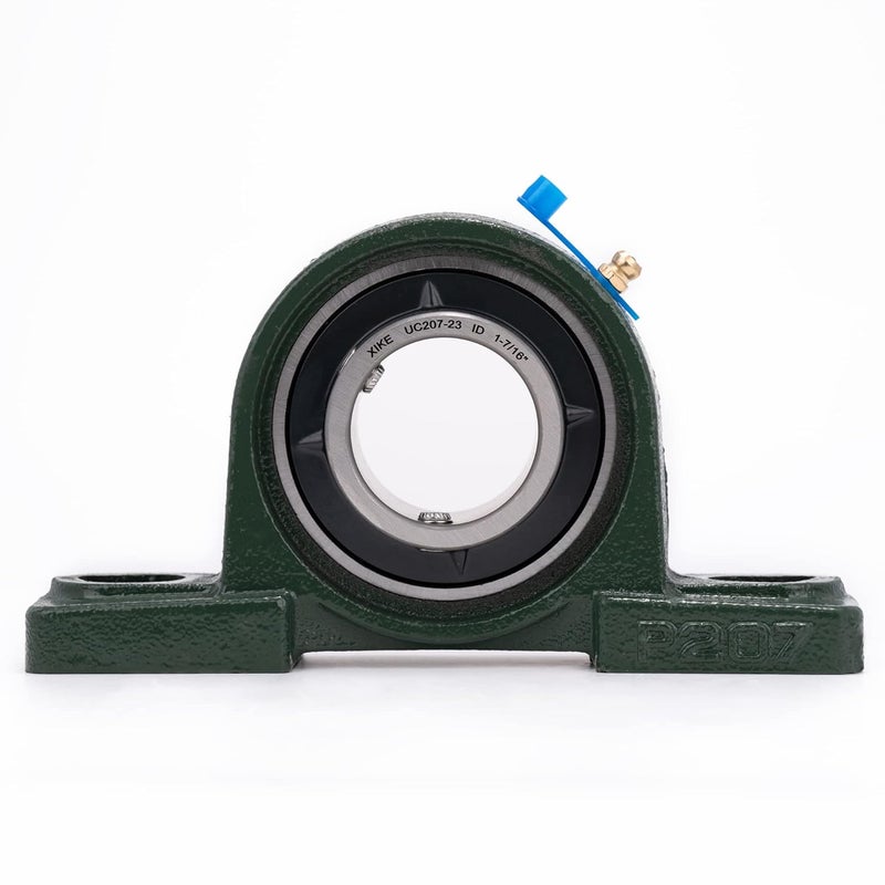 Xike 2 Pcs UCP207-23 Bore 1-7/16" Pillow Block Mounted Ball Bearings, Solid Cast Iron Base and Self Aligning Chrome Sealed Bearings. - Image 3